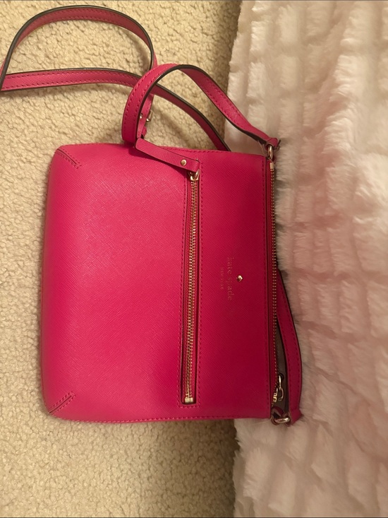kate spade Handbags - kate spade Hot Pink Leather Crossbody with Gold Hardware